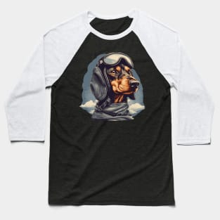 Aviator dog Baseball T-Shirt